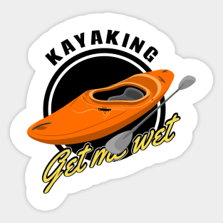 kayaking Sticker